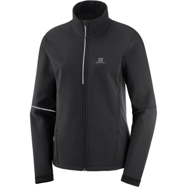 Chaquetas Shell Salomon Agile Mujer Negros | MX FNKZ251